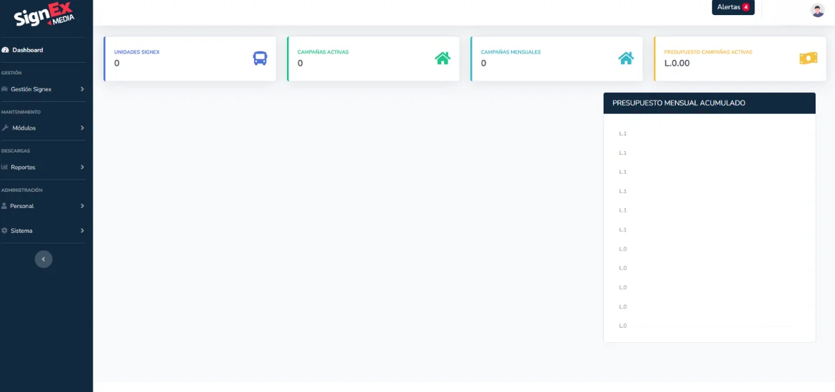Sistema de Gestión Logística Publicitaria – Signex Media – proyecto de STCENTRAL